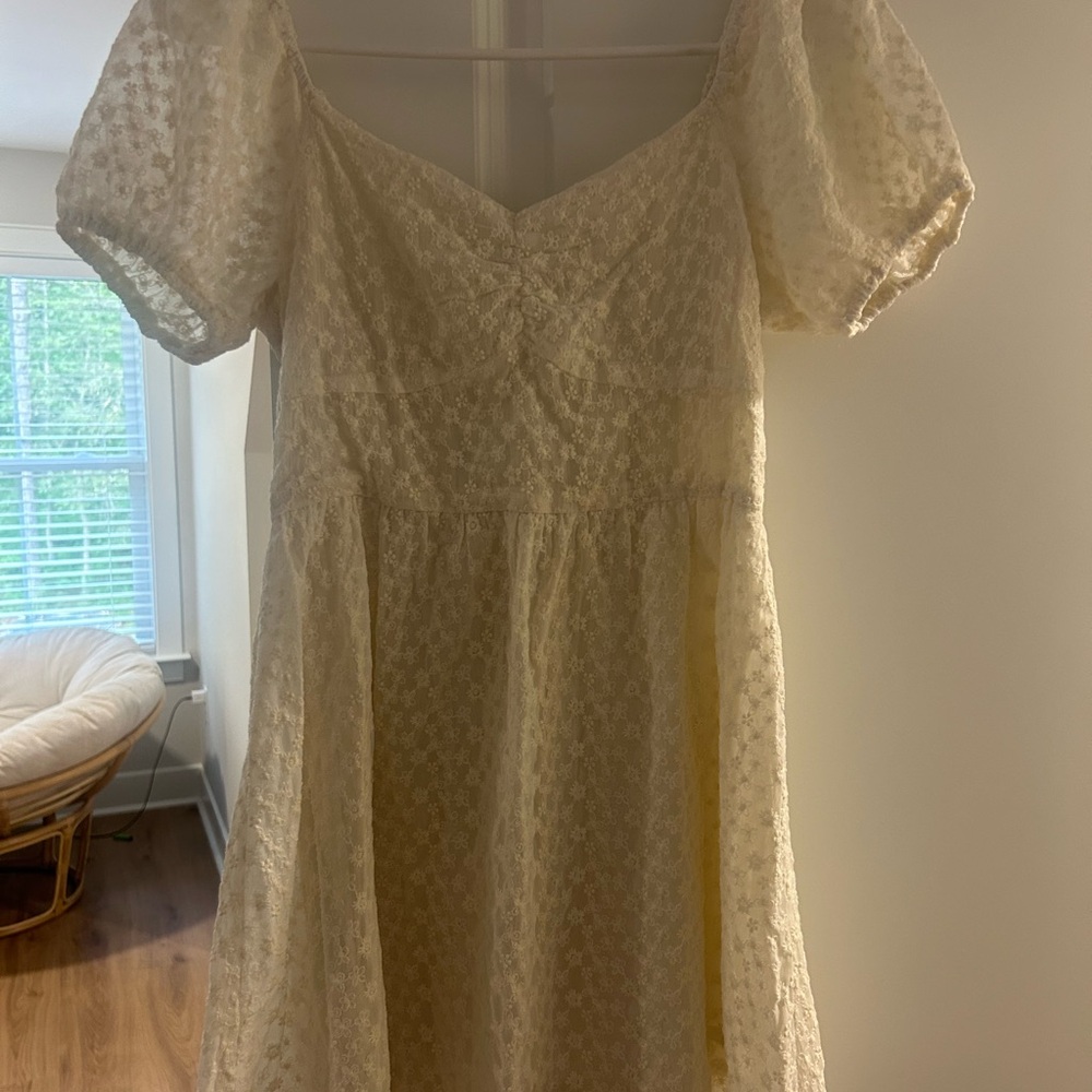Altrd state Cream Lace Dress